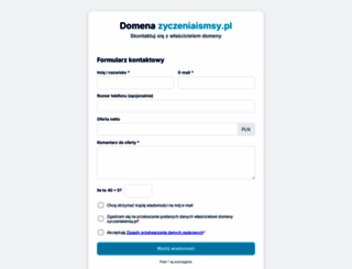 zyczeniaismsy.pl screenshot