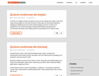 zyczeniomania.pl screenshot