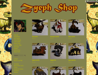 zyephshop.storenvy.com screenshot