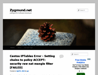 zygmund.net screenshot