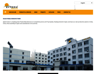 zytechsolar.com screenshot