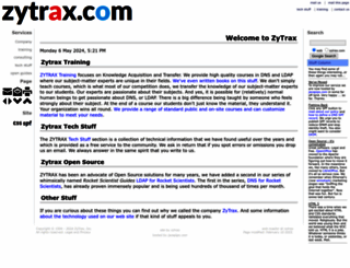 zytrax.com screenshot