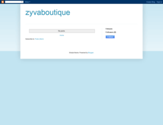 zyvaboutique.blogspot.com screenshot