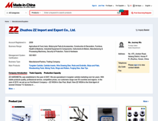 zzhardmetal.en.made-in-china.com screenshot