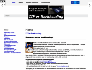 zzperboekhouding.nl screenshot