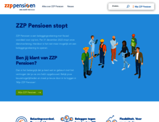 zzppensioen.nl screenshot