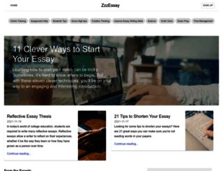 zzzessay.com screenshot