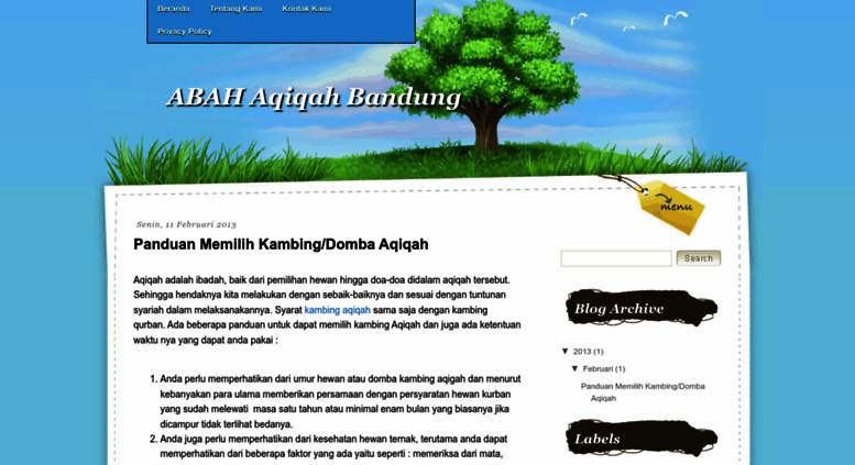 Access Abah Aqiqah Blogspot In