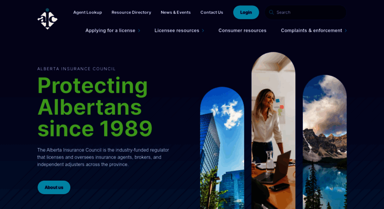 Access abcouncil.ab.ca. Alberta Insurance Council