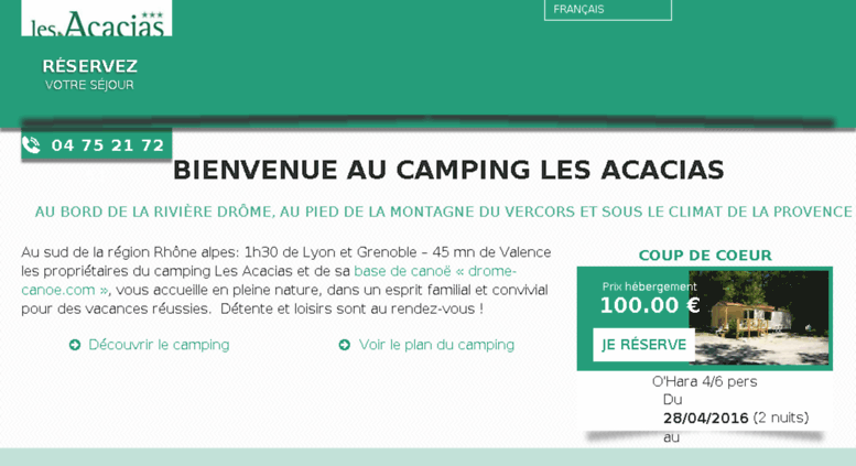 Access Acaciassa Cimfr Bienvenue Au Camping Les Acaciasau