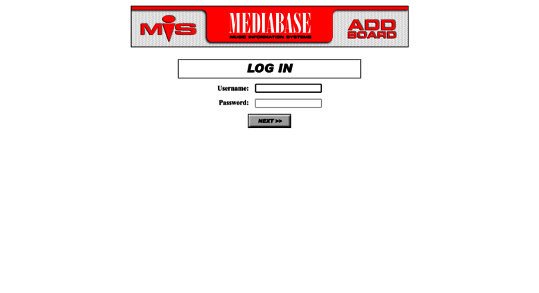 Access Addboard Mediabase Com Addboard Sign In