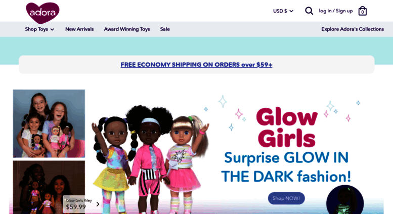 adora dolls website