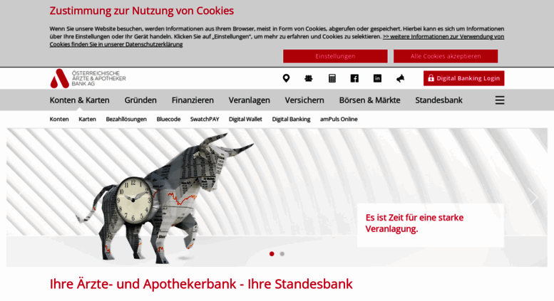 Access Aerztebank At Ihre Standesbank Osterreichische Arzte