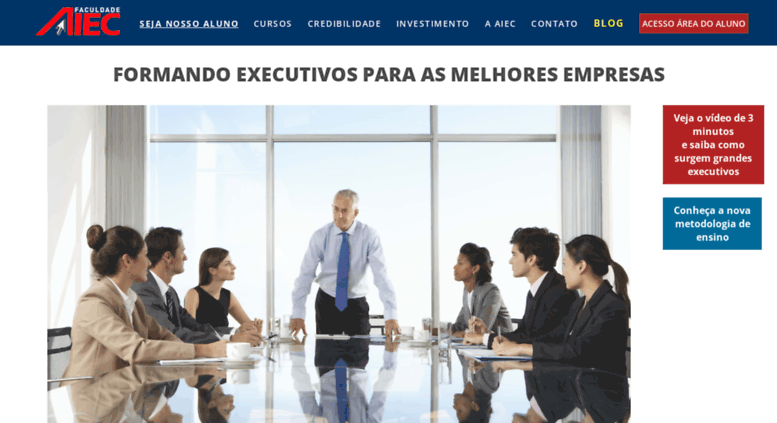 Access aiec.br. AIEC - Única Faculdade EAD do Brasil com ISO 9001