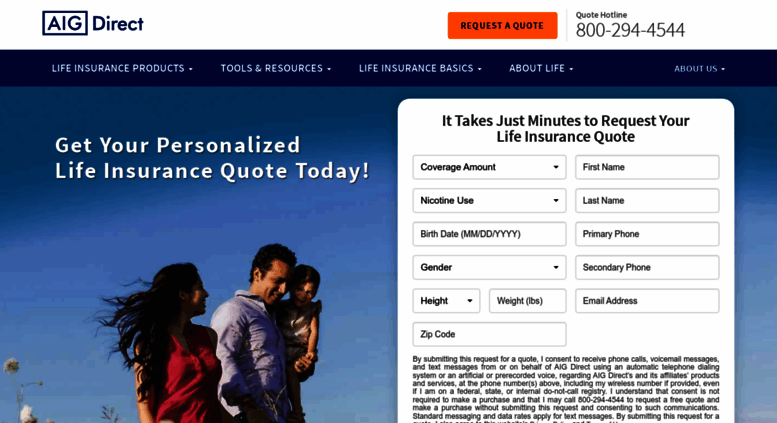 Access Life Insurance Quotes AIG Direct