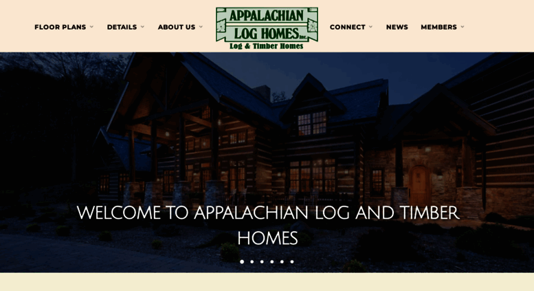 Access Alhloghomes Com Appalachian Log Timber Homes Rustic