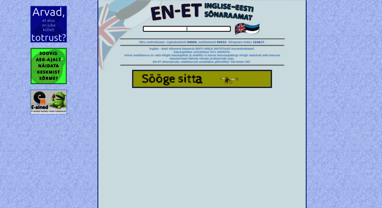 Access Animato Ee En Et Inglise Eesti Sonaraamat