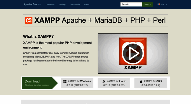 Access Apachefriends Org Xampp Installers And Downloads For Apache Friends<script async src=