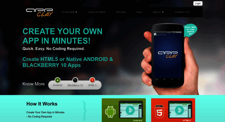Access Appclay Shephertz Com Create Free Android Apps Create Html5 Apps No Coding Required
