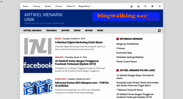 Access Artikelmenarikunik Blogspot Com Artikel Menarik Unik Ulasan Menarik Unik Fakta Menarik Unik