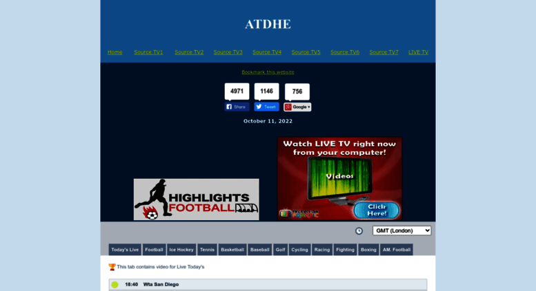 Atdee.Net - Watch Free Live Sports Tv