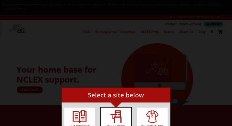Access Atitesting.com. ATI Testing | Nursing Education | NCLEX Exam ...