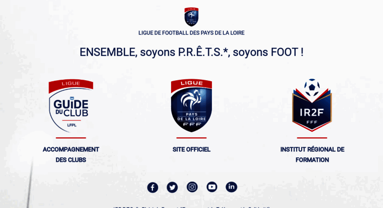 Access atlantique.fff.fr. LIGUE DE FOOTBALL DES PAYS DE LA LOIRE