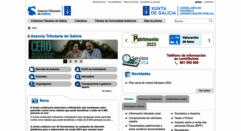 Access Atrigagal Inicio Axencia Tributaria De Galicia 3900