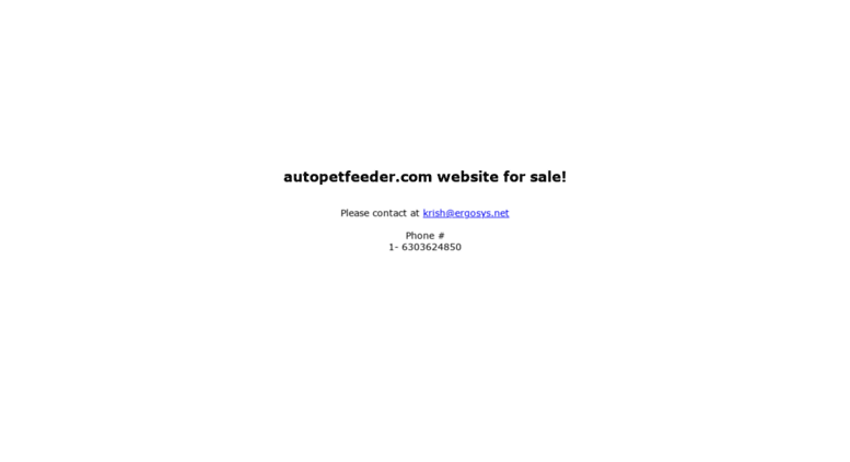 Access Autopetfeeder Com Automatic Pet Feeder Autopetfeeder