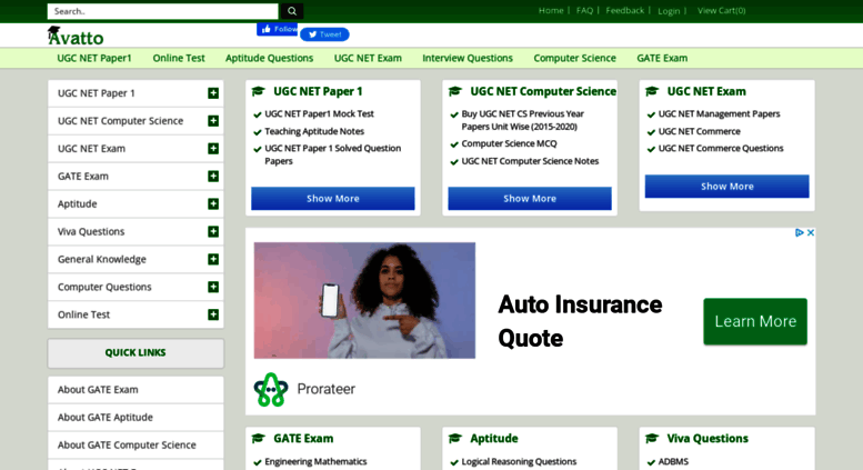 Access avatto.com. Computer Questions Answer - GATE-UGC ...