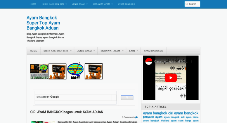 Access Ayam Bangkok Comblogspotcom Ayam Bangkok Super Top