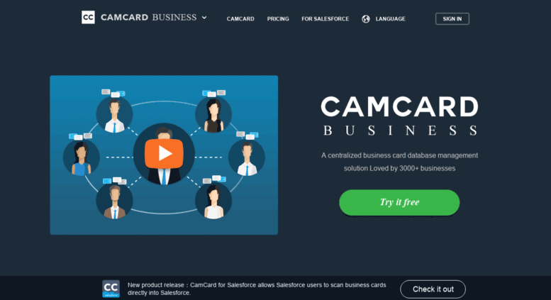 Access B Camcard Com Camcard Business Business Card Scanning Solution For Smes And Enterprises