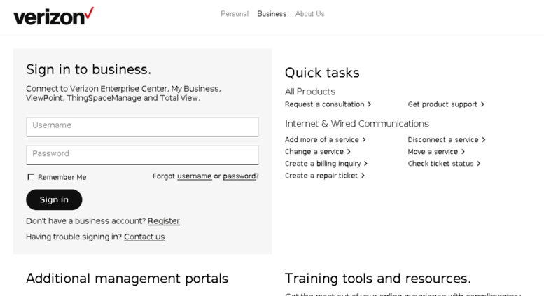 Access B2b verizonwireless Verizon Business Account Login