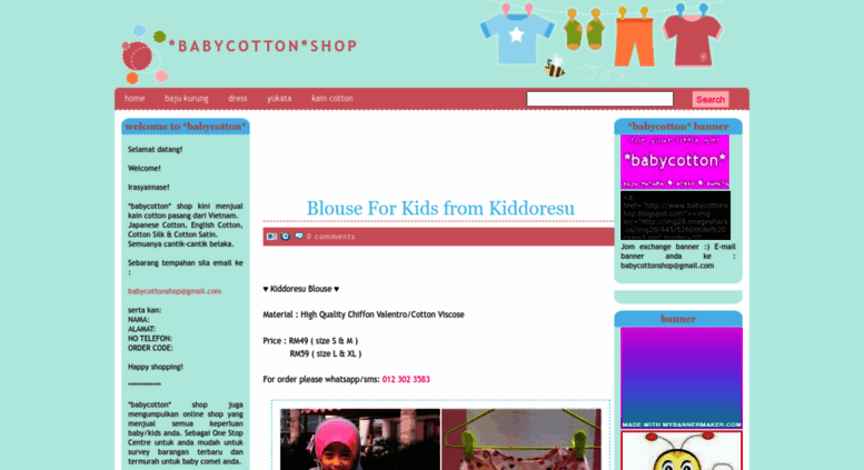 Access Babycottonshop Blogspot Com Babycotton Shop