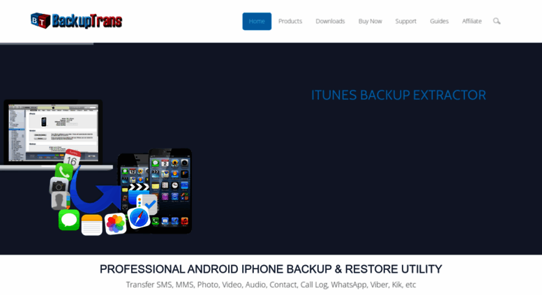 backuptrans iphone sms mms to android transfer