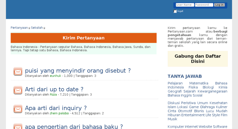 Access Bahasaindonesianet Tanya Jawab Pertanyaan Bahasa