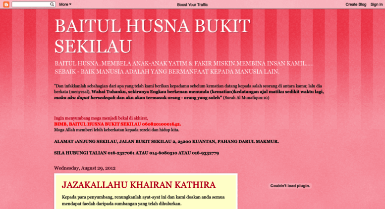 Access Baitulhusnabktskl Blogspot Com Baitul Husna Bukit Sekilau