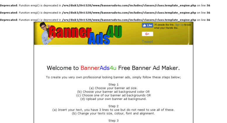 Access Bannerads4u Com Free Banner Ad Maker Create Professional