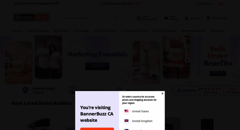 Access Bannerbuzz Ca Custom Banner Printing Banners Signs