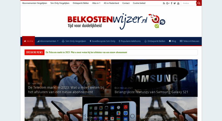 Access belkostenwijzer.nl. Abonnement | ✆ BelkostenWijzer.nl ® #10 Jaar in NL