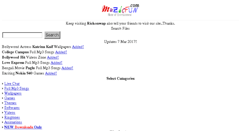 Access Bestwapfun Wapka Mobi Muzicfun Com Free Mobile Ringtones Music Videos Games Wallpapers Animation Softwares Theme Download musik online, download mp3 mudah dan cepat. accessify