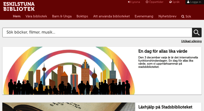 Access Bibliotek Eskilstuna Se Hem Eskilstuna Bibliotek