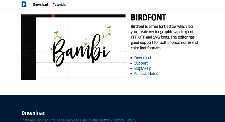 Download Access Birdfont Org Birdfont A Free Font Editor For Ttf Otf Eot And Svg Fonts