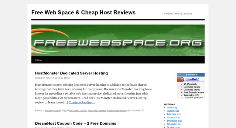 Access Blog Freehostreview Com Free Web Space Cheap Host Images, Photos, Reviews