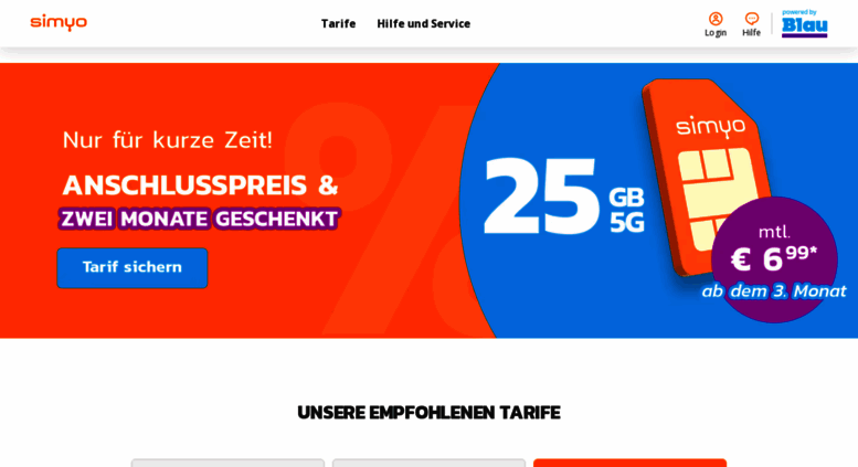 Access Blog Simyo De Mobilfunkanbieter So Gunstig Geht Mobil Blau Entdecken
