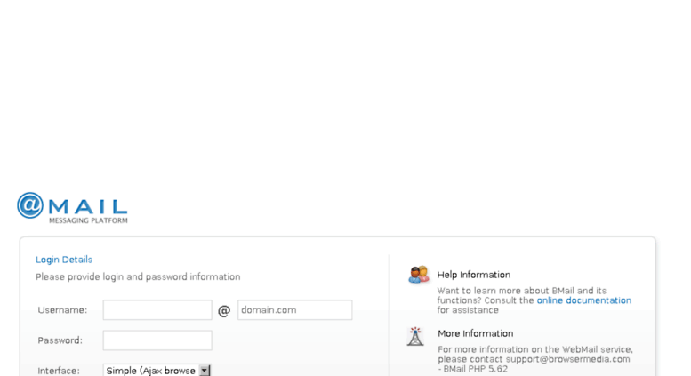 Access Bmail.browsermedia.com. Login To BMail