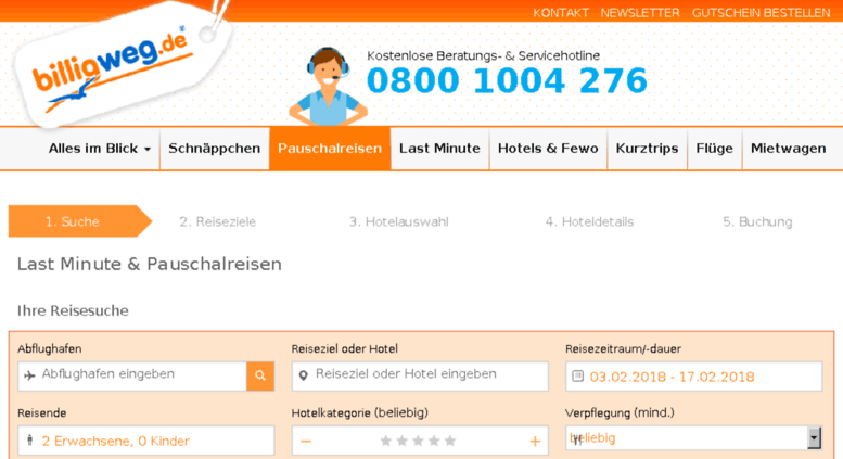Access Booking Billigweg De Urlaub Gunstig Buchen Billigweg De