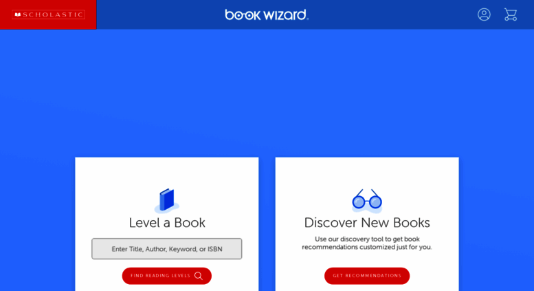 Access bookwizard.scholastic.com. Book Wizard: Teachers ...