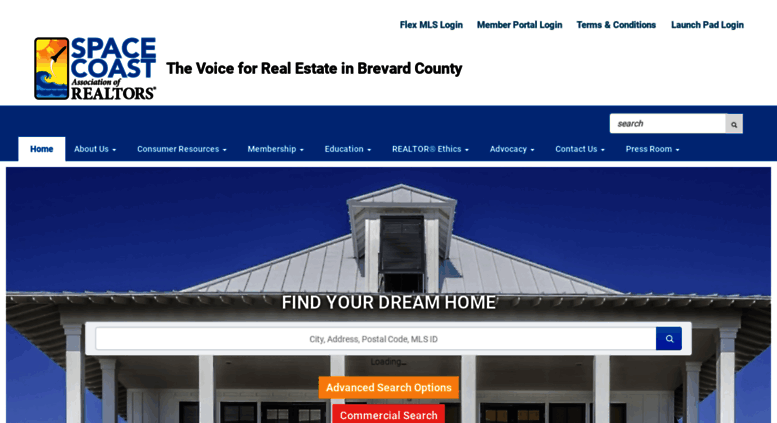 Access brevardmls.com. Home - Space Coast Association of REALTORS®