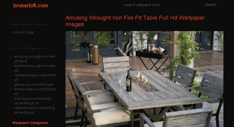 Access Brokerloft Com Amusing Wrought Iron Fire Pit Table High